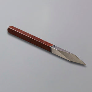 Tea Knife Hugo with rosewood handle and stainless steel blade for breaking compressed tea cakes
