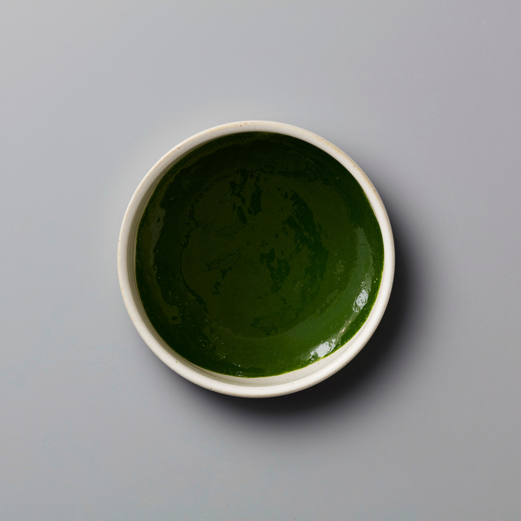 Dark green matcha