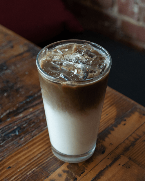 Banana Houjicha Latte