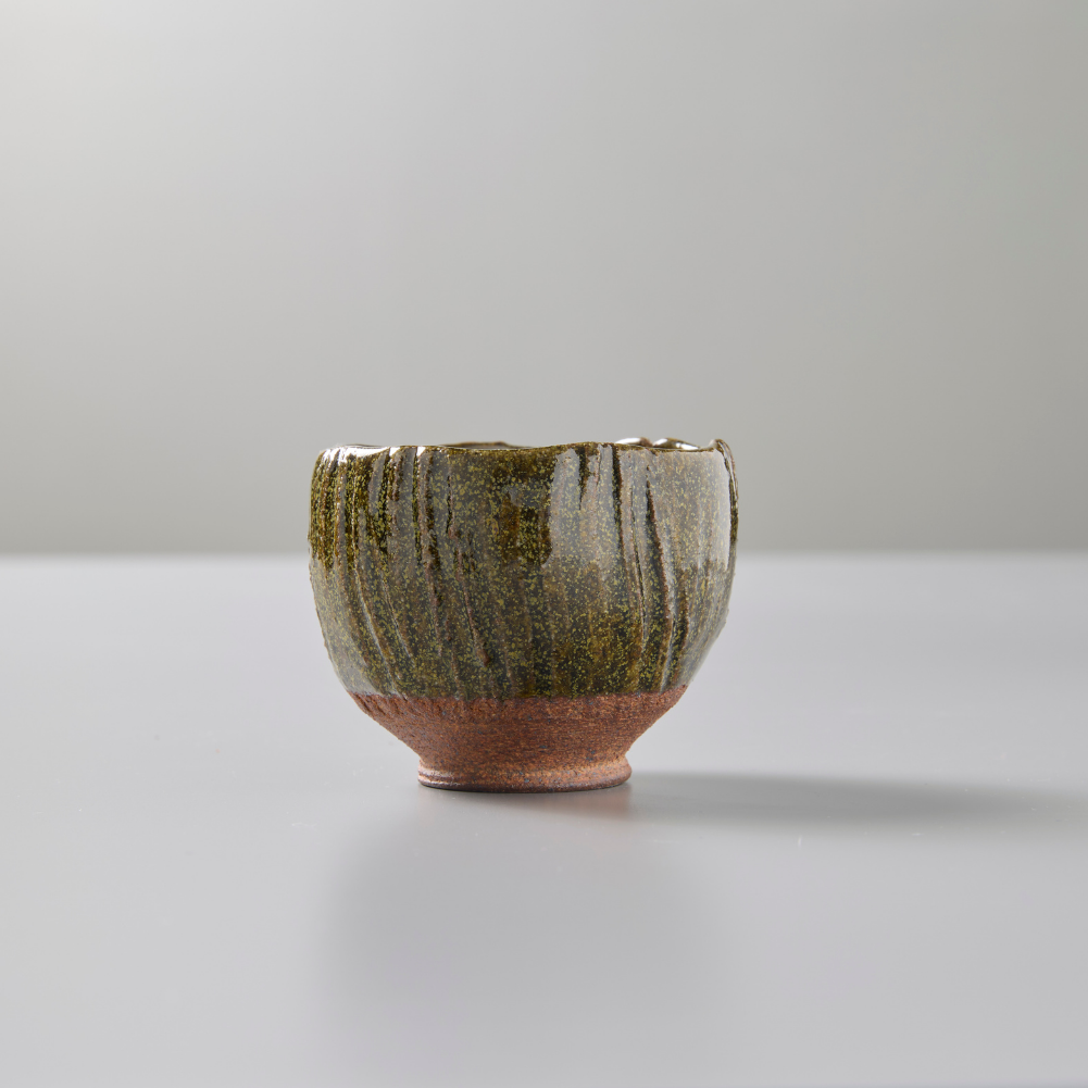 Green Ceramic Teacup 